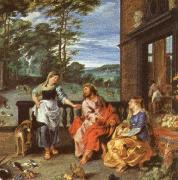 Peter Paul Rubens Christ at the House of Martha and mary oil painting reproduction